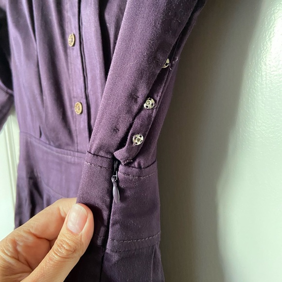 •Lilly’s Closet• Purple shirt dress - Picture 5 of 7